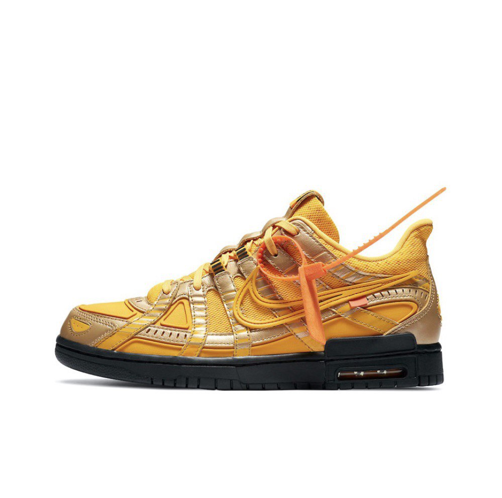 Nike Air Rubber Dunk University Gold х Off-White  (CU6015-700)