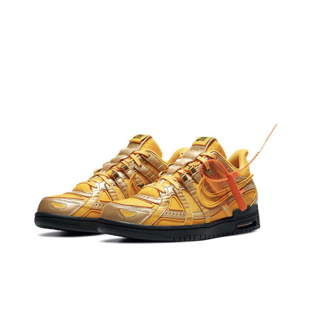 Nike Air Rubber Dunk University Gold х Off-White  (CU6015-700)