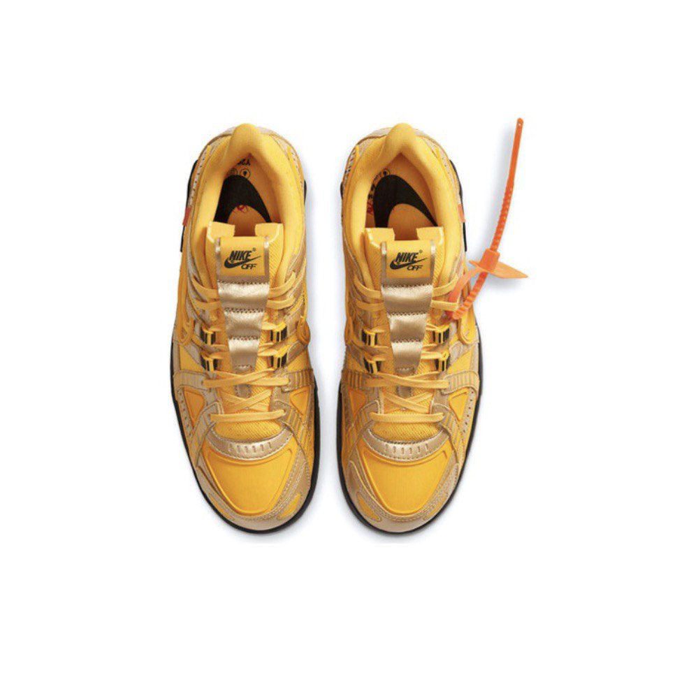 Nike Air Rubber Dunk University Gold х Off-White  (CU6015-700)