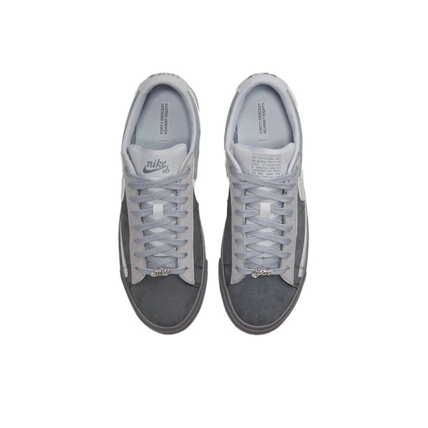 FPAR × Nike Blazer Low SB Zoom QS "Cool Grey" (DN3754-001)