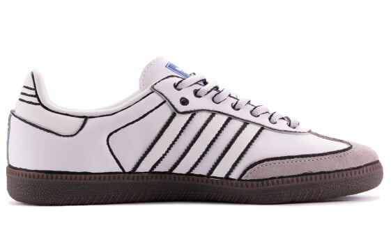 Кроссовки Adidas Originals SAMBA OG Skateboard Shoes Unisex Low-Top Black White Brown B75806
