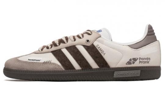 Кроссовки Adidas Originals SAMBA OG Skateboard Shoes Unisex Low-Top White Yellow/Brown B75806