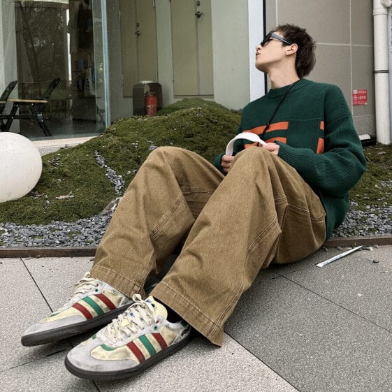 Кроссовки Adidas Originals SAMBA OG Skateboard Shoes Unisex Low-Top Beige Gray IG1024