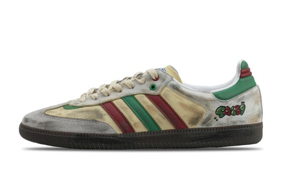 Кроссовки Adidas Originals SAMBA OG Skateboard Shoes Unisex Low-Top Beige Gray IG1024