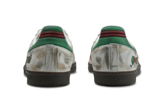 Кроссовки Adidas Originals SAMBA OG Skateboard Shoes Unisex Low-Top Beige Gray IG1024