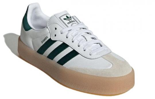 Кроссовки Adidas Originals Sambae White Collegiate Green Gum Women's ID0440