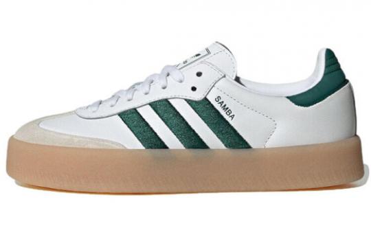 Кроссовки Adidas Originals Sambae White Collegiate Green Gum Women's ID0440