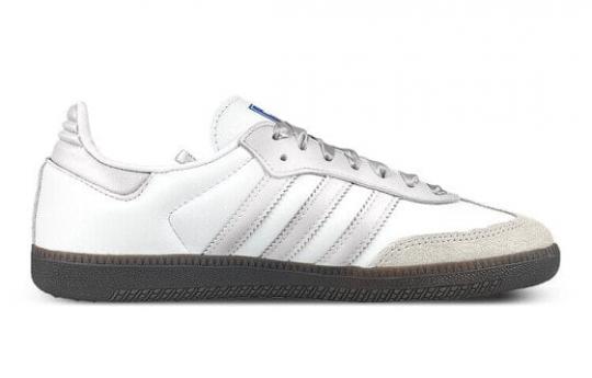 Кроссовки Adidas Originals SAMBA OG Skateboard Shoes Unisex Low-Top Silver/Gray B75806