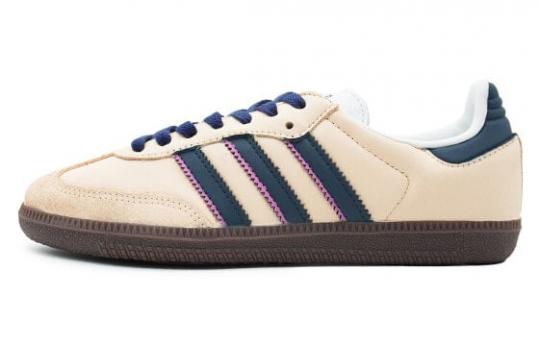 Кроссовки Adidas Originals SAMBA OG Skateboard Shoes Unisex Low-Top Navy Blue/Pink IG1024