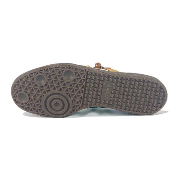 Кроссовки Adidas Originals SAMBA OG Skateboard Shoes Unisex Low-Top White Gray/Yellow IG1024