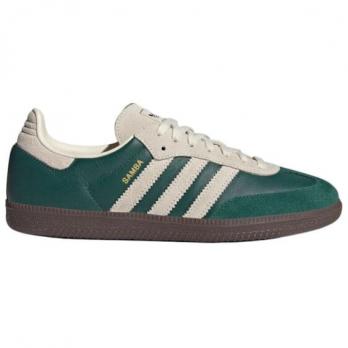 Кроссовки Adidas Originals SAMBA OG Skateboard Shoes Unisex Low-Top Green White JI3215