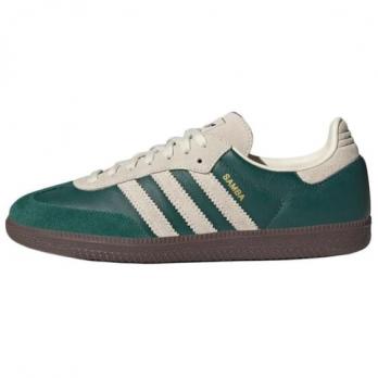 Кроссовки Adidas Originals SAMBA OG Skateboard Shoes Unisex Low-Top Green White JI3215