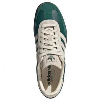 Кроссовки Adidas Originals SAMBA OG Skateboard Shoes Unisex Low-Top Green White JI3215