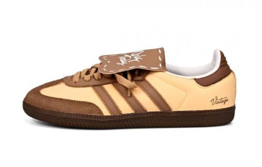 Кроссовки Adidas Originals SAMBA OG Skateboard Shoes Unisex Low-Top Brown IE3439