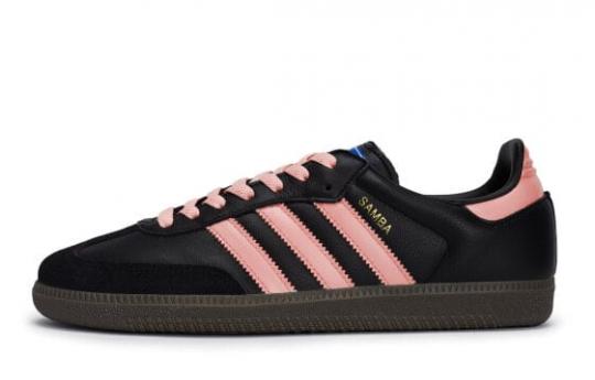 Кроссовки Adidas Originals SAMBA OG Skateboard Shoes Unisex Low-Top Flesh Pink B75807