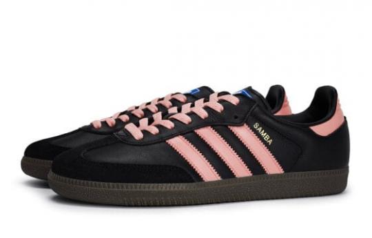 Кроссовки Adidas Originals SAMBA OG Skateboard Shoes Unisex Low-Top Flesh Pink B75807