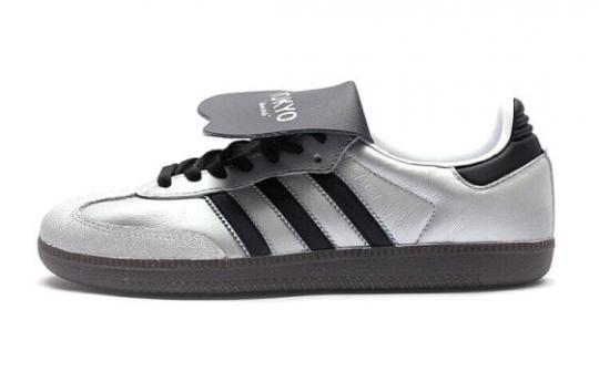 Кроссовки Adidas Originals Samba Skateboard Shoes Unisex Low-Top Black Silver IG1024