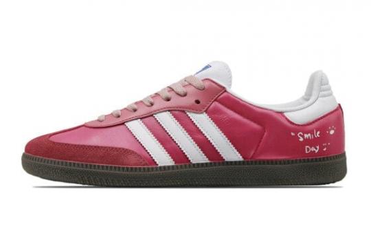 Кроссовки Adidas Originals SAMBA OG Skateboard Shoes Unisex Low-Top Red White B75806