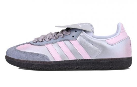 Кроссовки Adidas Originals Samba Skateboard Shoes Unisex Low-Top Gray Pink IG1024