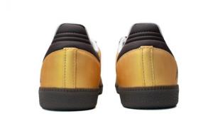 Кроссовки Adidas Originals SAMBA OG Skateboard Shoes Unisex Low-Top Gold/Brown B75806