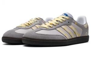 Кроссовки Adidas Originals SAMBA OG Skateboard Shoes Unisex Low-Top Gray Yellow B75806