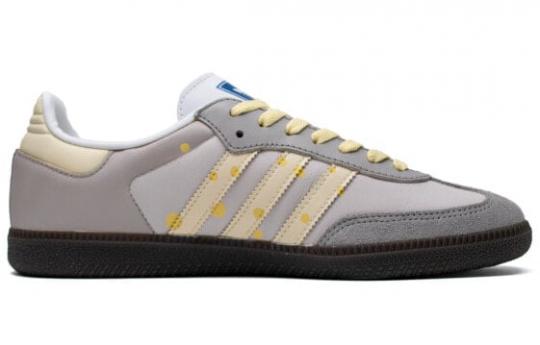 Кроссовки Adidas Originals SAMBA OG Skateboard Shoes Unisex Low-Top Gray Yellow B75806