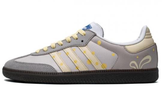 Кроссовки Adidas Originals SAMBA OG Skateboard Shoes Unisex Low-Top Gray Yellow B75806