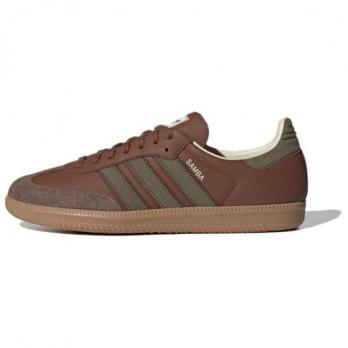 Кроссовки Samba Adidas Originals Og 'Brown Olive Strata' IE9122