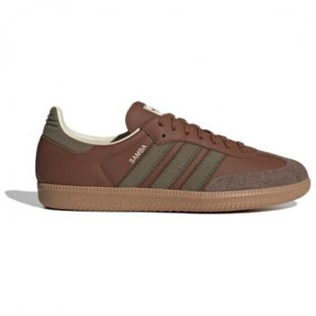 Кроссовки Samba Adidas Originals Og 'Brown Olive Strata' IE9122