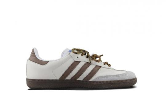 Кроссовки Adidas Originals SAMBA OG Skateboard Shoes Unisex Low-Top Brown Gray IG1024