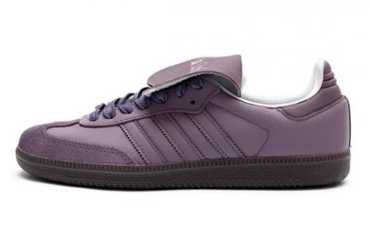 Кроссовки Adidas Originals Samba Skateboard Shoes Unisex Low-Top Purple/Brown IG1025