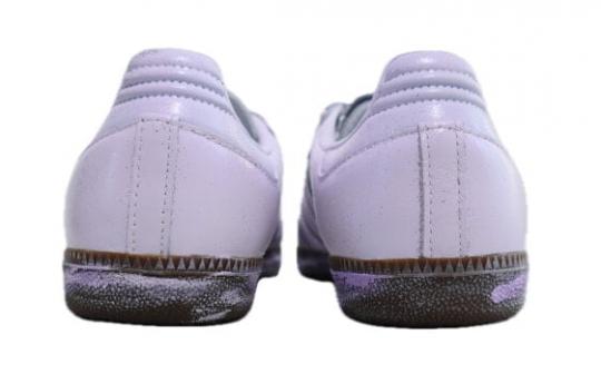 Кроссовки Adidas Originals SAMBA OG Skateboard Shoes Unisex Low-Top Purple, Silver B75806