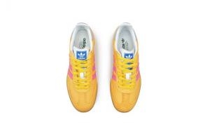 Кроссовки Adidas Originals SAMBA OG Skateboard Shoes Unisex Low-Top Yellow/Pink IE3437