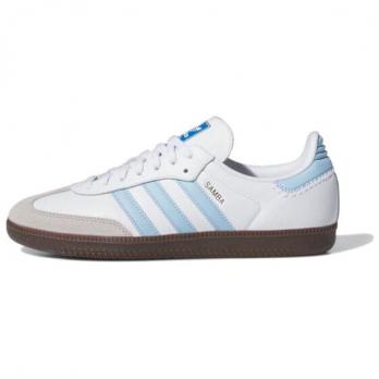 Кроссовки Adidas Originals Samba Og White Sky Blue Women's JI2003