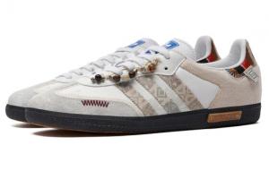 Кроссовки Adidas Originals SAMBA OG Skateboard Shoes Unisex Low-Top Silver White IE3437