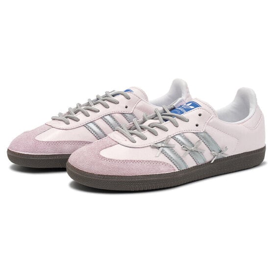 Кроссовки Adidas Originals SAMBA OG Skateboard Shoes Unisex Low-Top Silver Pink B75806
