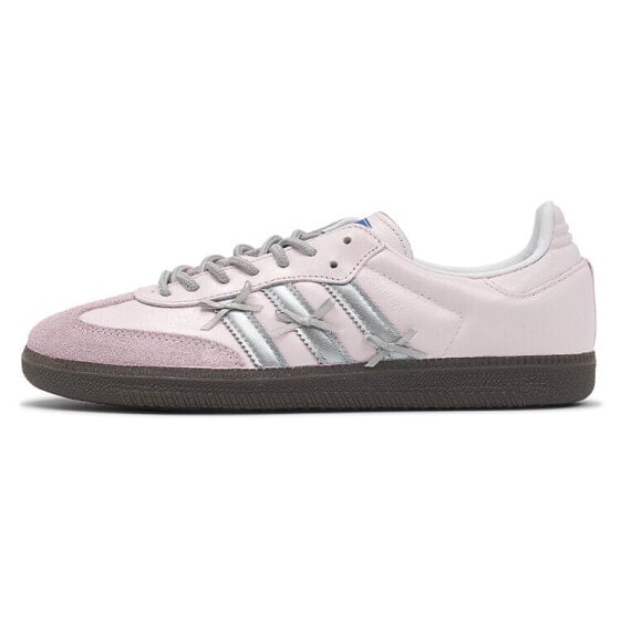 Кроссовки Adidas Originals SAMBA OG Skateboard Shoes Unisex Low-Top Silver Pink B75806