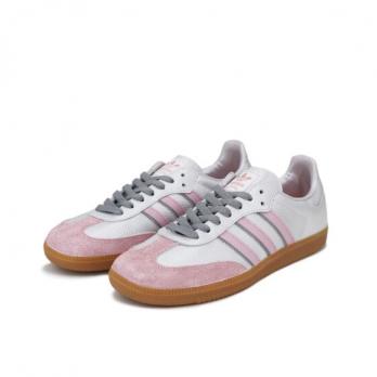 Кроссовки Adidas Originals Samba Skateboard Shoes Women's Low-Top Pink/Silver IG5932