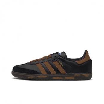 Кроссовки Adidas Originals Samba Skateboard Shoes Unisex Low-Top Black/Brown B75807