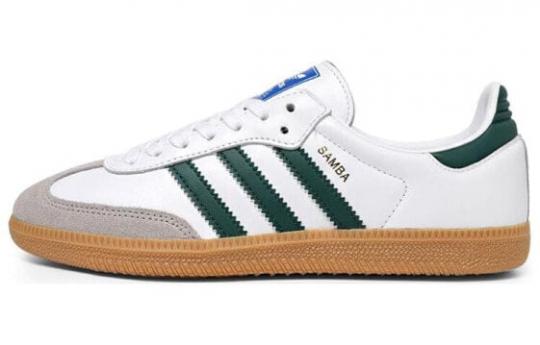 Кроссовки Adidas Samba OG White Collegiate Green Gum IE3437