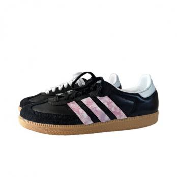 Кроссовки Adidas Originals SAMBA OG Skateboard Shoes Unisex Low-Top Pink IE3437