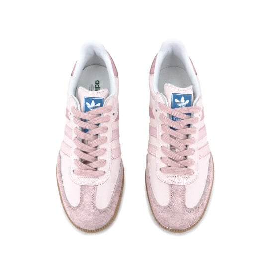 Кроссовки Adidas Originals SAMBA OG Skateboard Shoes Unisex Low-Top Pink/White IE3437