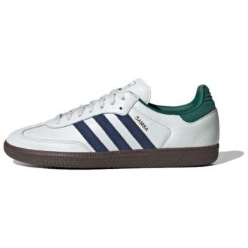 Кроссовки Adidas Samba OG Black White Collegiate Green IH4882