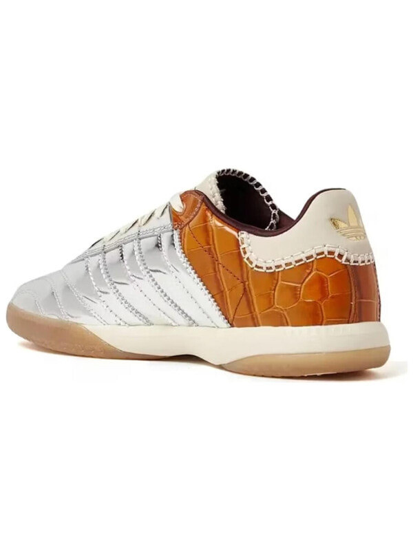 Adidas Originals Samba Millennium Wales Bonner Silver Metallic Yellow Croc IH5777