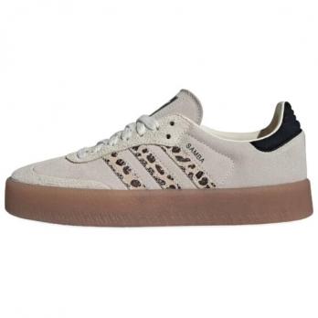 Кроссовки Adidas Originals Sambae Leopard Off White Women's JI4226