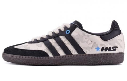 Кроссовки Adidas Originals SAMBA OG Skateboard Shoes Unisex Low-Top Beige White Black B75807