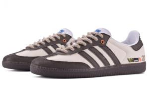 Кроссовки Adidas Originals SAMBA OG Skateboard Shoes Unisex Low-Top Beige Brown B75806