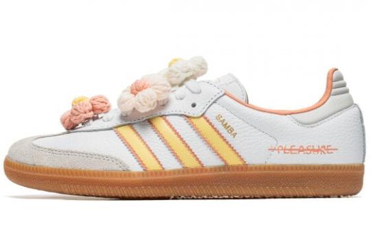 Кроссовки Adidas Originals Samba Skateboard Shoes Women's Low-Top Orange IG5932