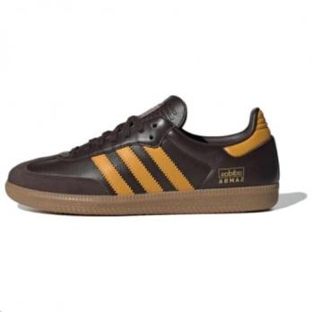 Кроссовки Adidas Originals Samba Og Dark Brown Preloved Yellow IG6174