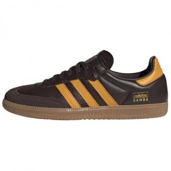 Кроссовки Adidas Originals Samba Og Dark Brown Preloved Yellow IG6174